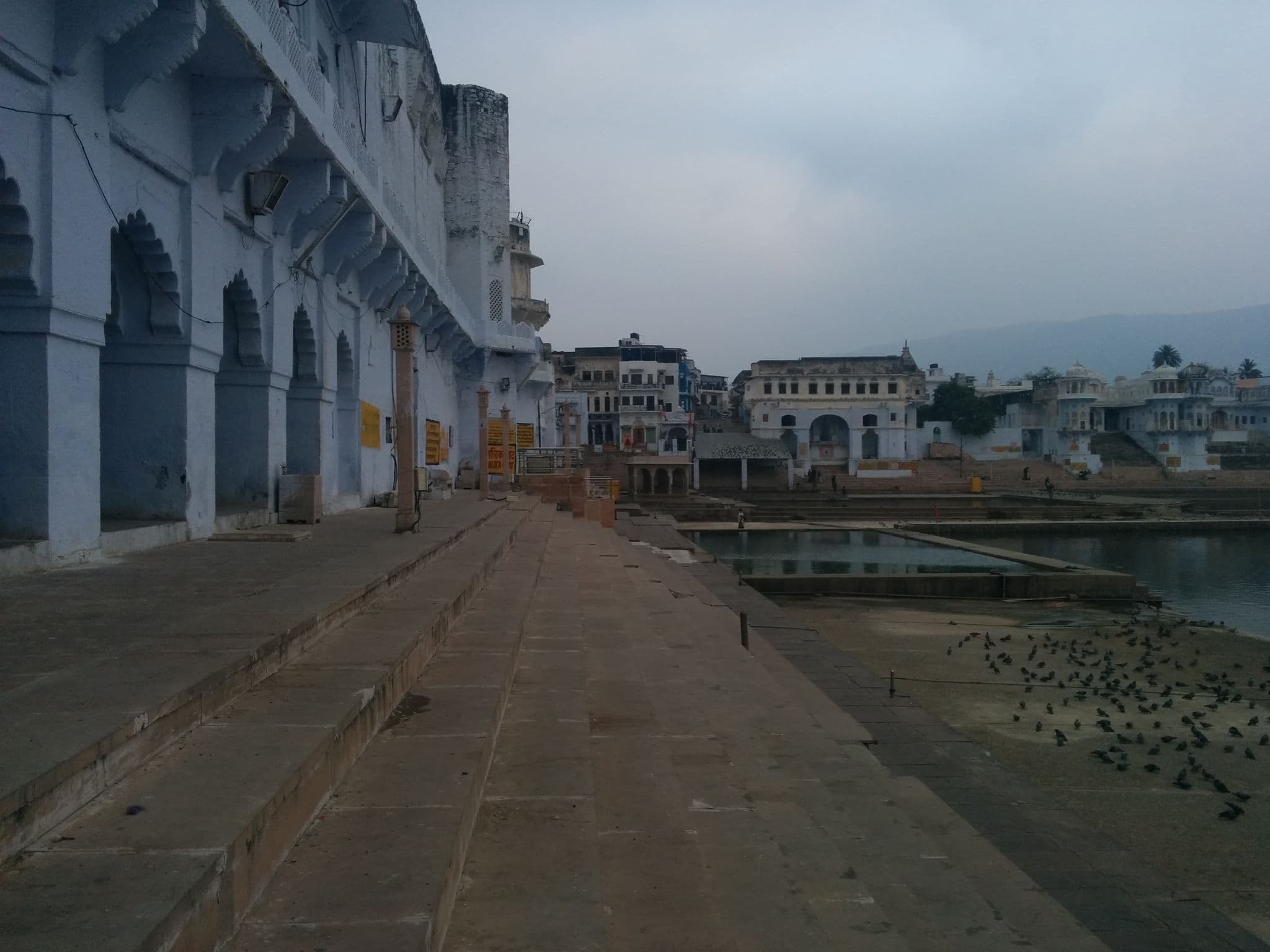 Street view near Moustache Hostel, Pushkar — © sashazykov (CC BY-SA · Mapillary)
