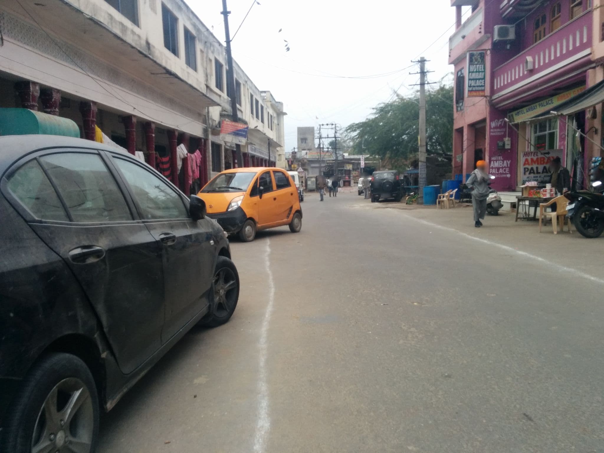 Street view near Hotel Tulsi palace, Pushkar — © sashazykov (CC BY-SA · Mapillary)