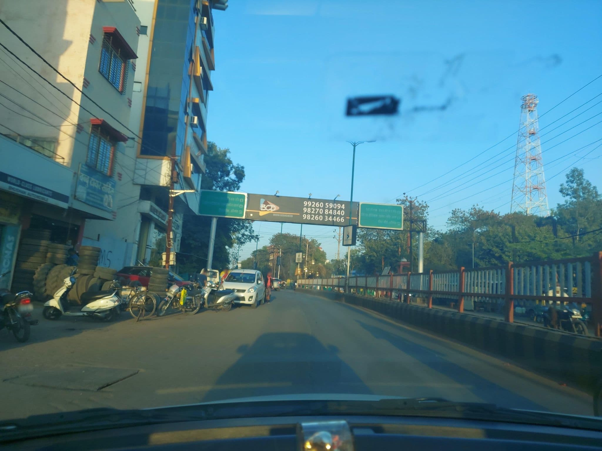 Street view near Hotel Bright Land, Ujjain — © amaldatta555 (CC BY-SA · Mapillary)
