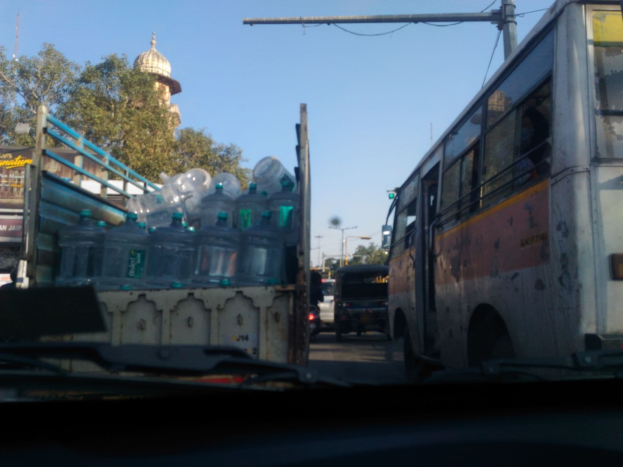 Street view near Lal Mahal Palace Hotel, Jaipur — © yogi (CC BY-SA · Mapillary)