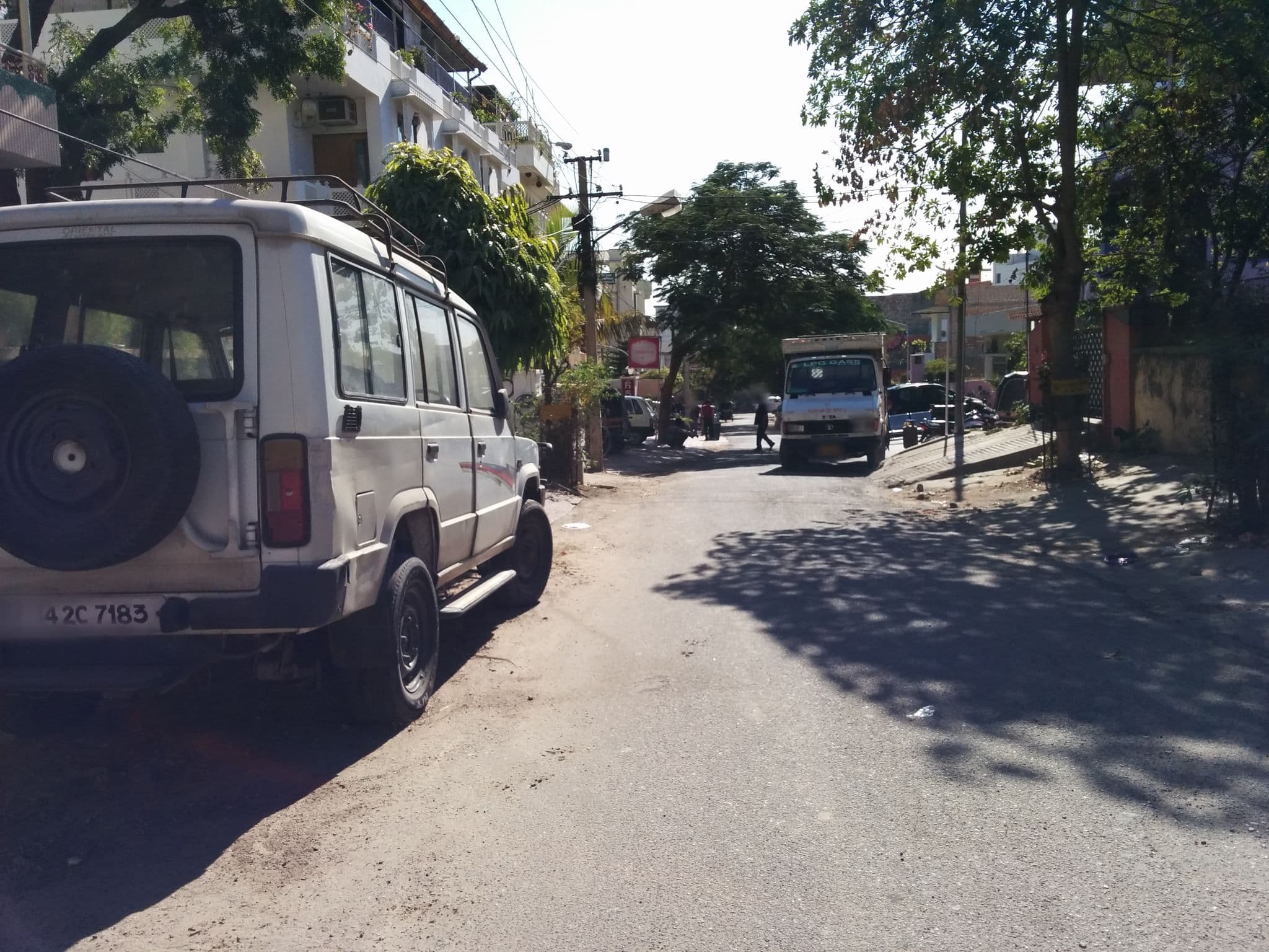 Street view near Banquet Hall Glitz Hotel, Jaipur — © sashazykov (CC BY-SA · Mapillary)