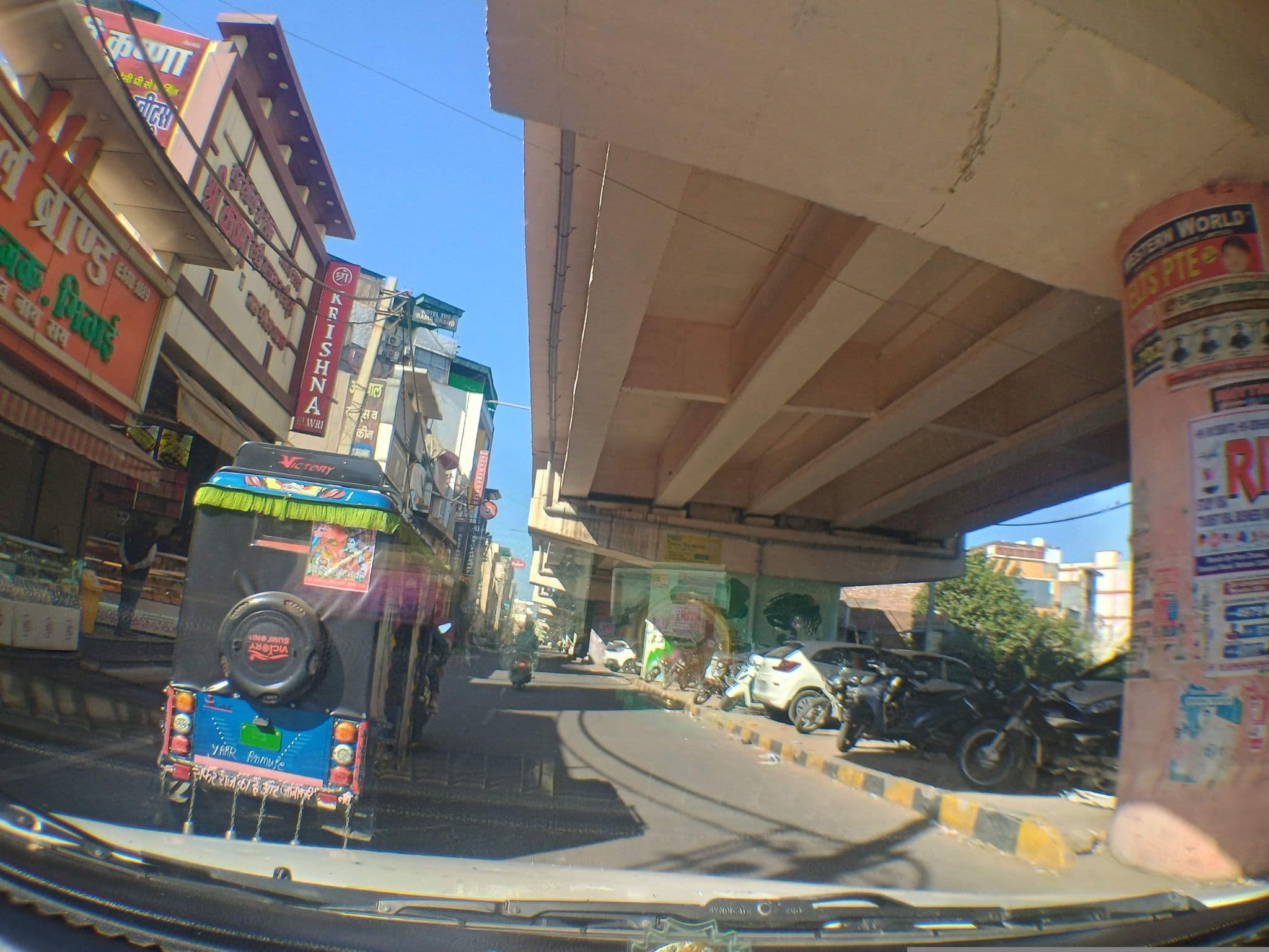 Street view near OYO 4064 Maharaja Hotel, Rohtak — © Pardeep87042 (CC BY-SA · Mapillary)