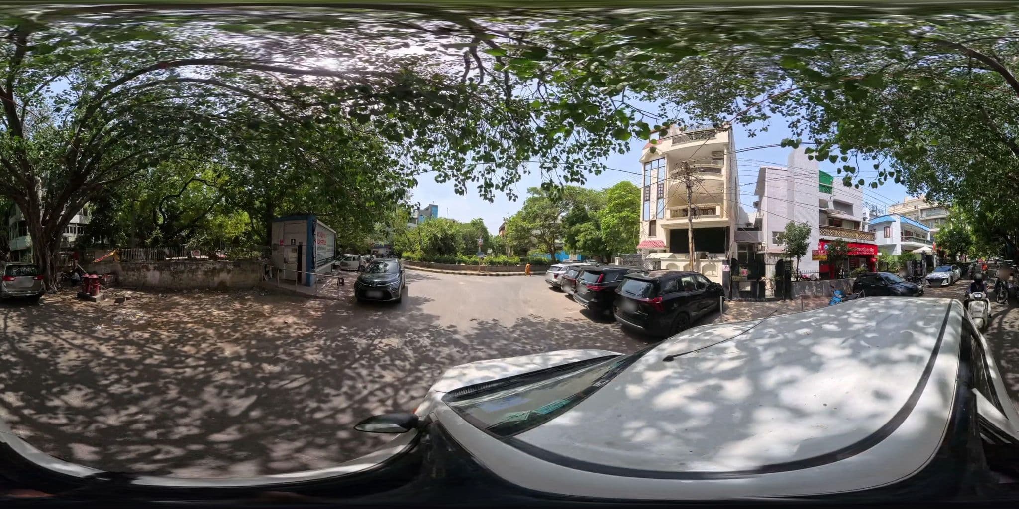 Street view near Word Of Mouth Inn, New Delhi — © skysign (CC BY-SA · Mapillary)