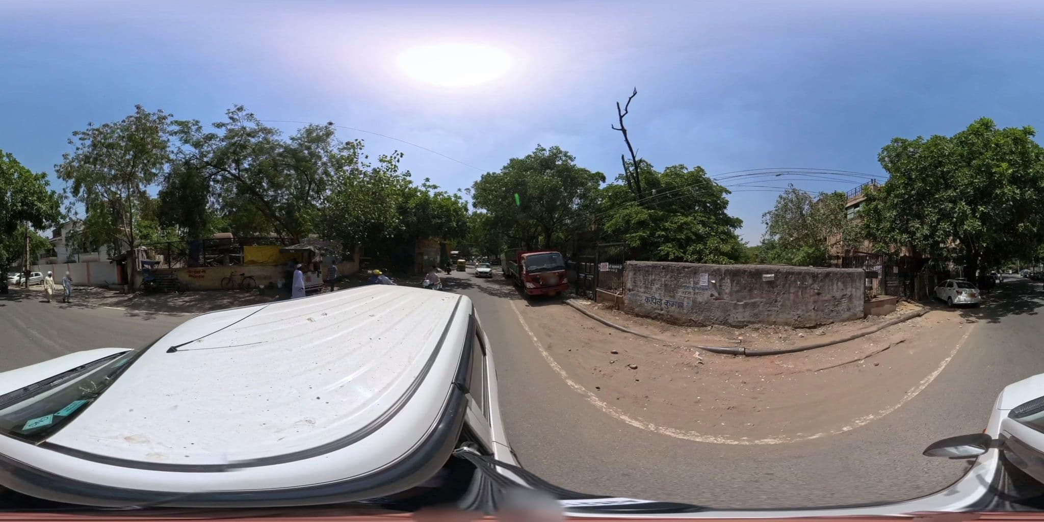 Street view near Sabharwal Home Stay, New Delhi — © skysign (CC BY-SA · Mapillary)