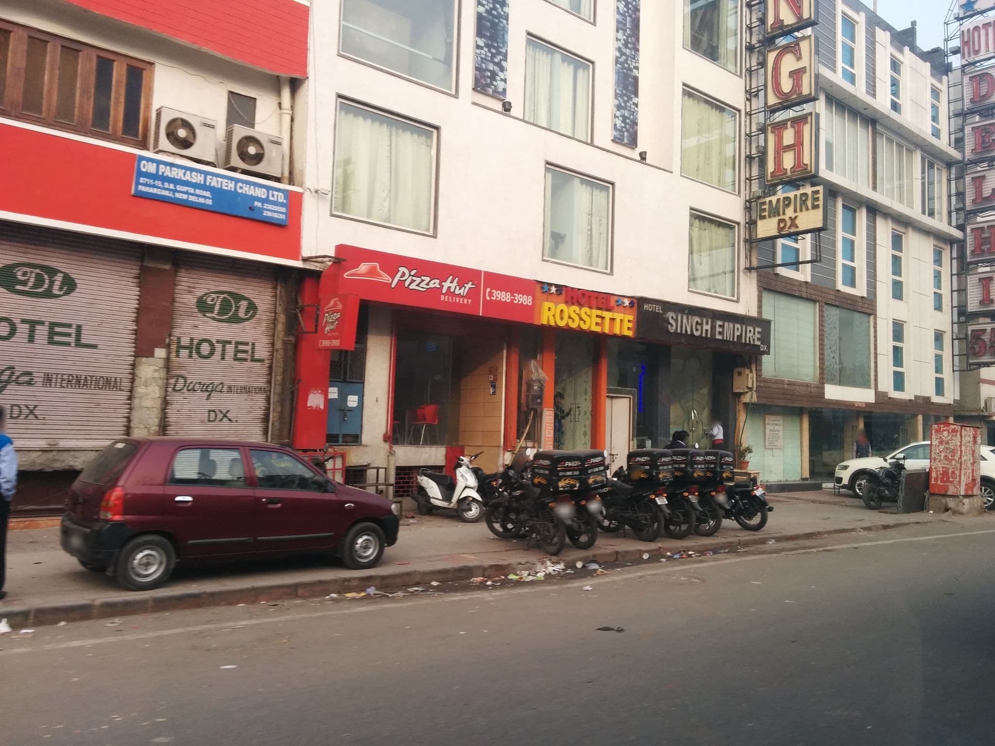 Street view near Hotel Delhi 55, Delhi — © sashazykov (CC BY-SA · Mapillary)