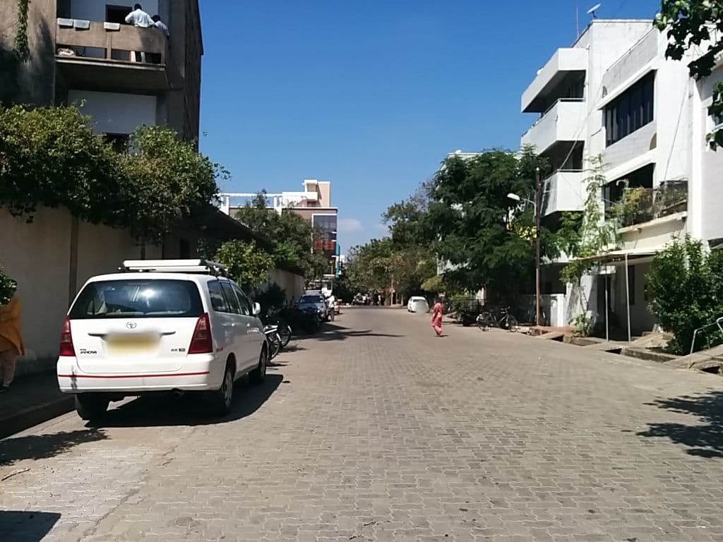 Street view near Golconde, Puducherry — © sashazykov (CC BY-SA · Mapillary)