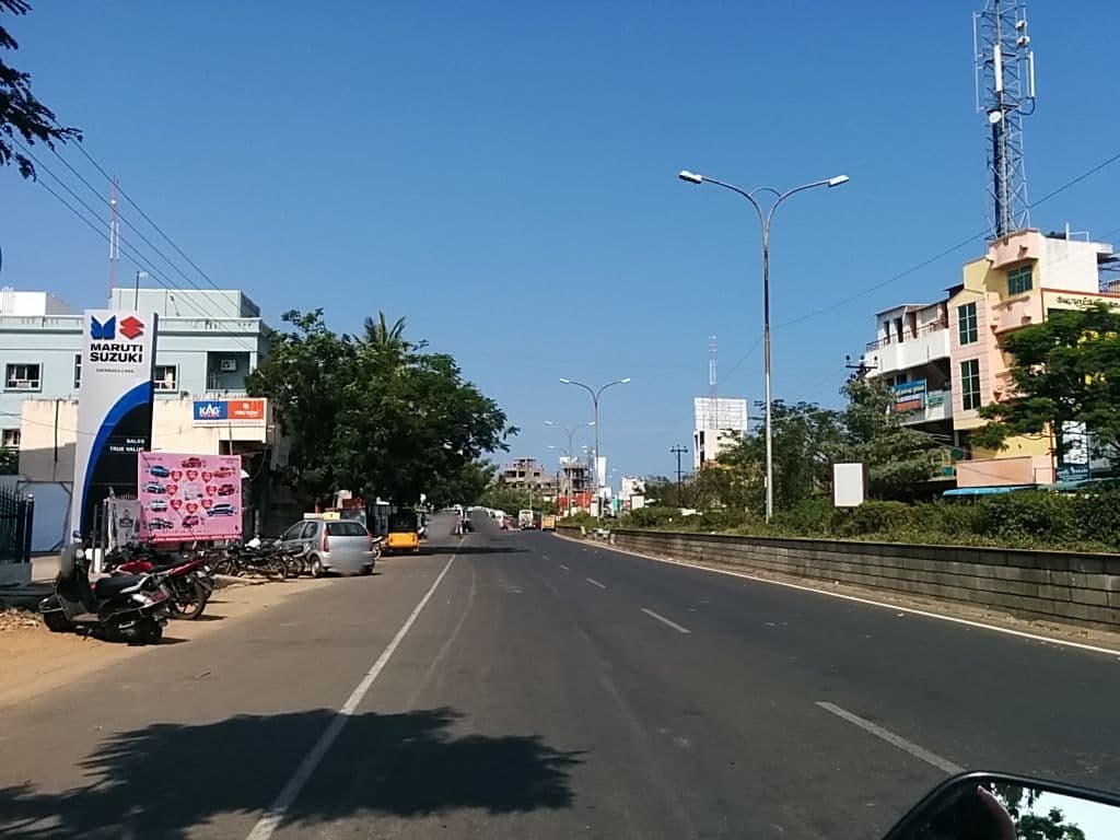 Street view near Purple Hotels, Gundupālaiyam — © sashazykov (CC BY-SA · Mapillary)
