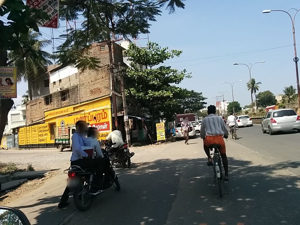 Street view near Hotel Runitha, Gundupālaiyam — © sashazykov (CC BY-SA · Mapillary)