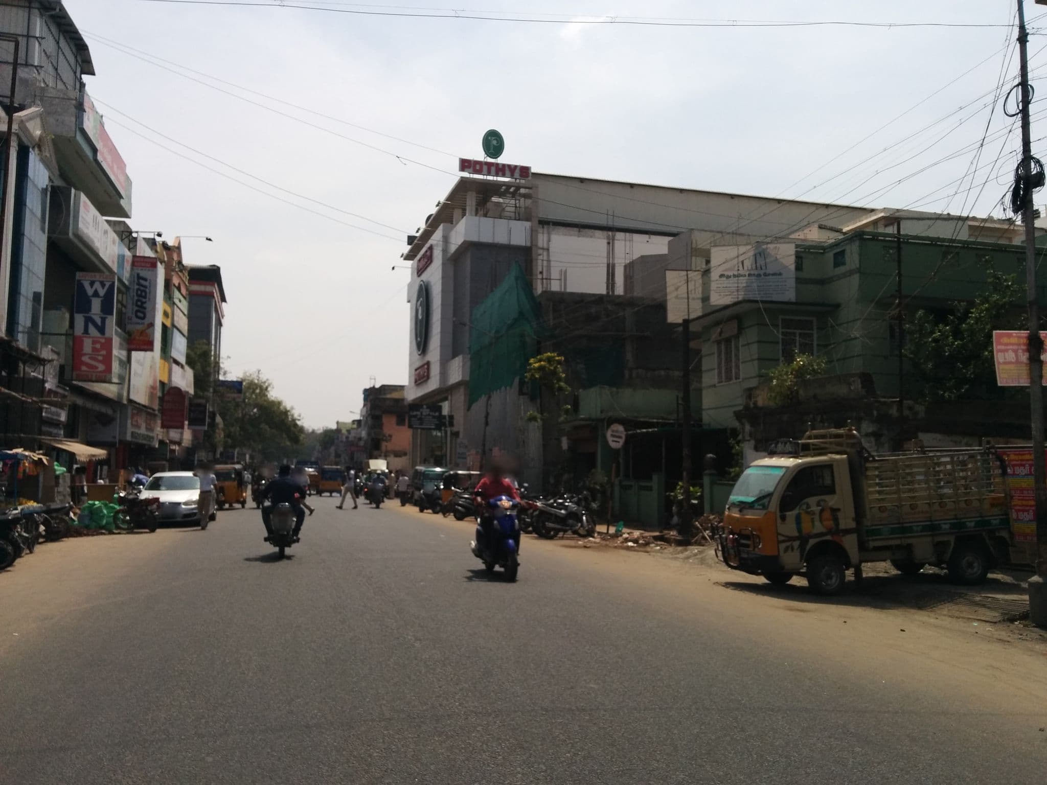 Street view near The Residency Towers, Puducherry — © sashazykov (CC BY-SA · Mapillary)