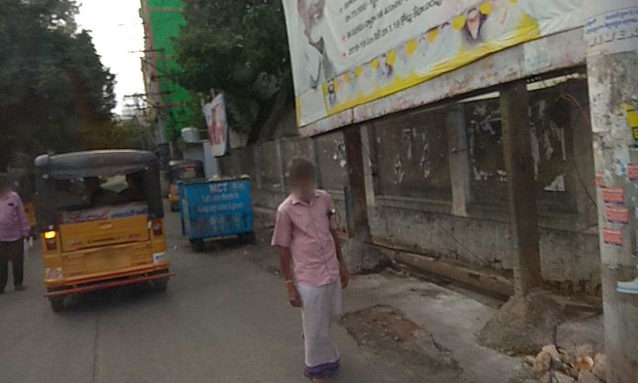 Street view near Mamatha Lodge, Tirupati — © natarajakaveeti (CC BY-SA · Mapillary)
