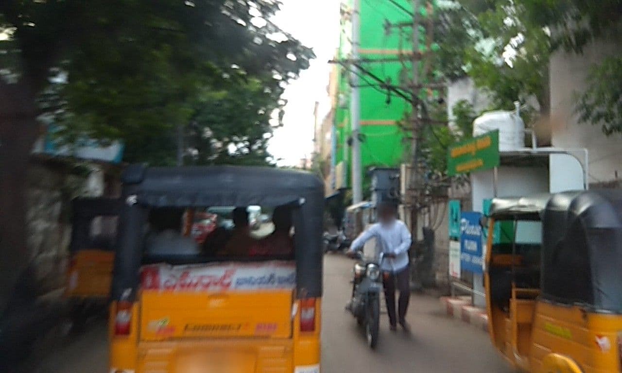Street view near Hotel Pasuparthy Residency, Tirupati — © natarajakaveeti (CC BY-SA · Mapillary)