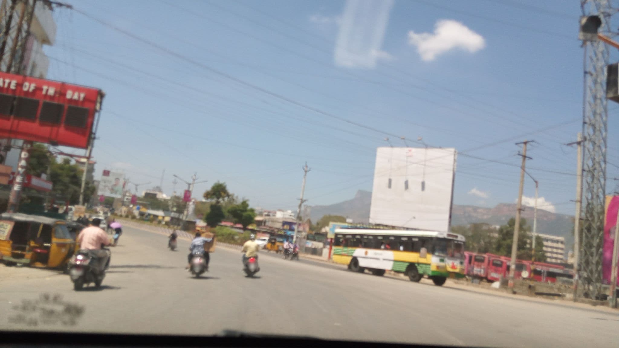 Street view near OYO Flagship 061 Tirupati Railway Station, Tirupati — © pradeepbv (CC BY-SA · Mapillary)