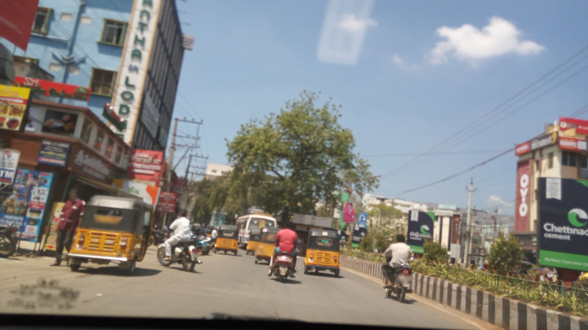 Street view near Kalyani Residency Hotel, Tirupati — © pradeepbv (CC BY-SA · Mapillary)