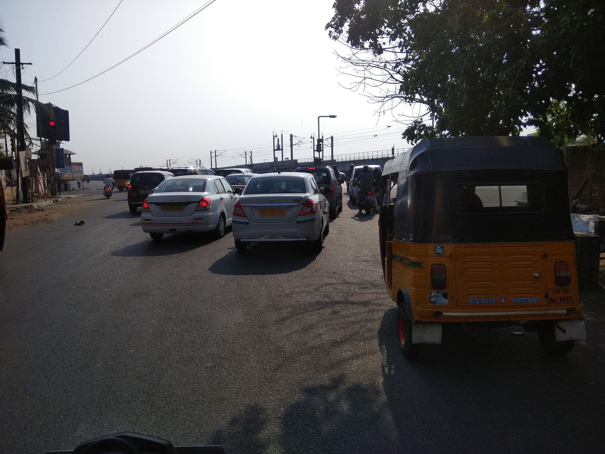 Street view near Vijay Park Hotel (near Airport), Saint Thomas Mount — © vedachalam (CC BY-SA · Mapillary)