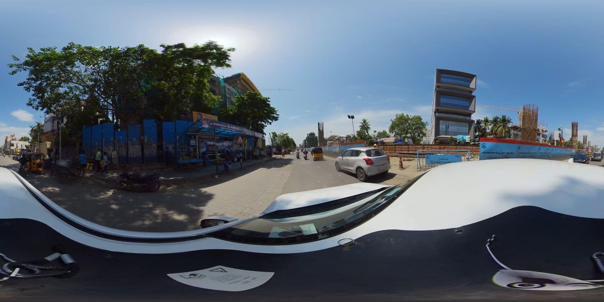 Street view near Hotel Subha, Ramapuram — © GSPLMukundhan (CC BY-SA · Mapillary)