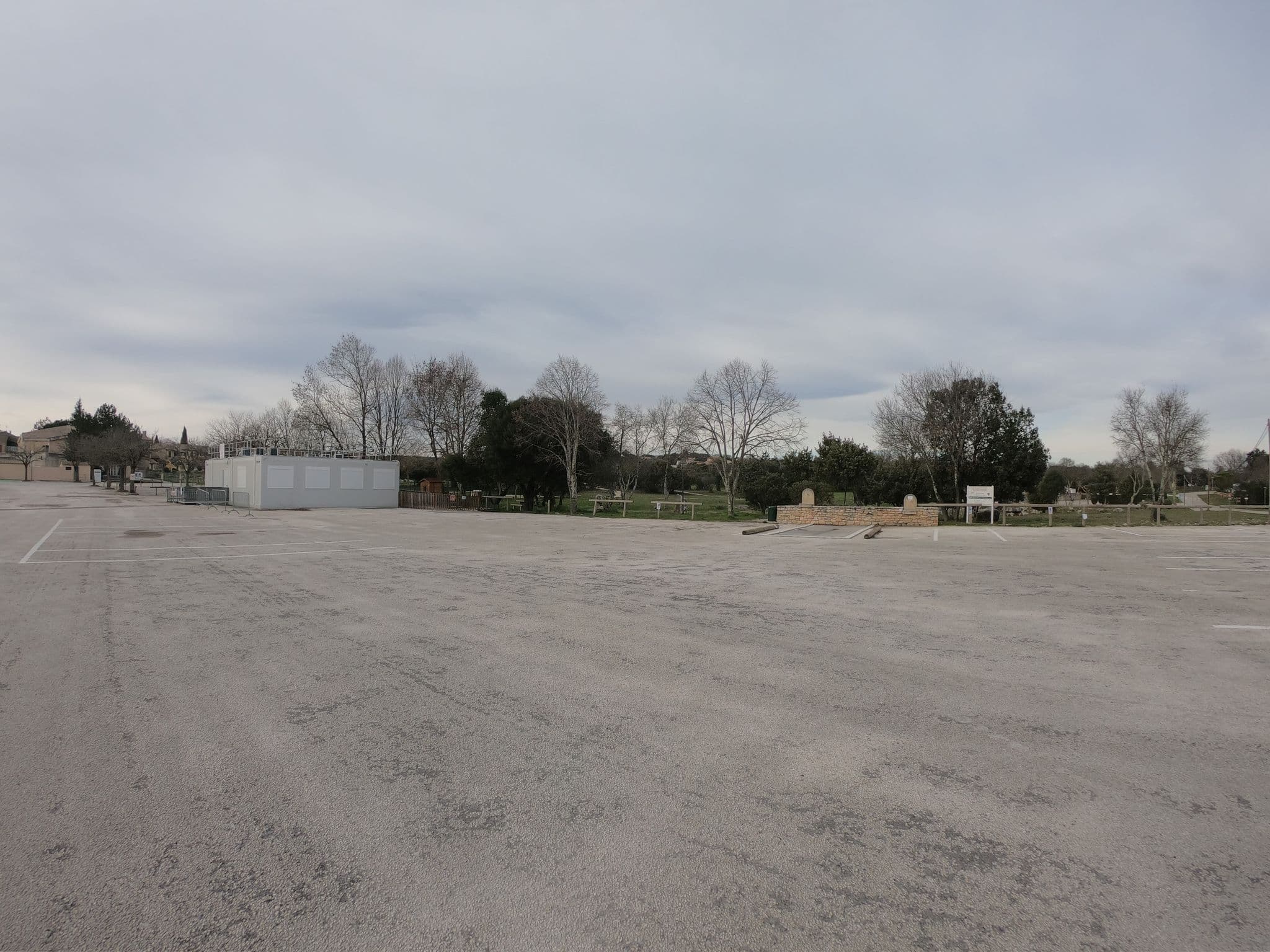 Street view near Aire de camping-car Méjannes, Barjac — © joostjakob (CC BY-SA · Mapillary)