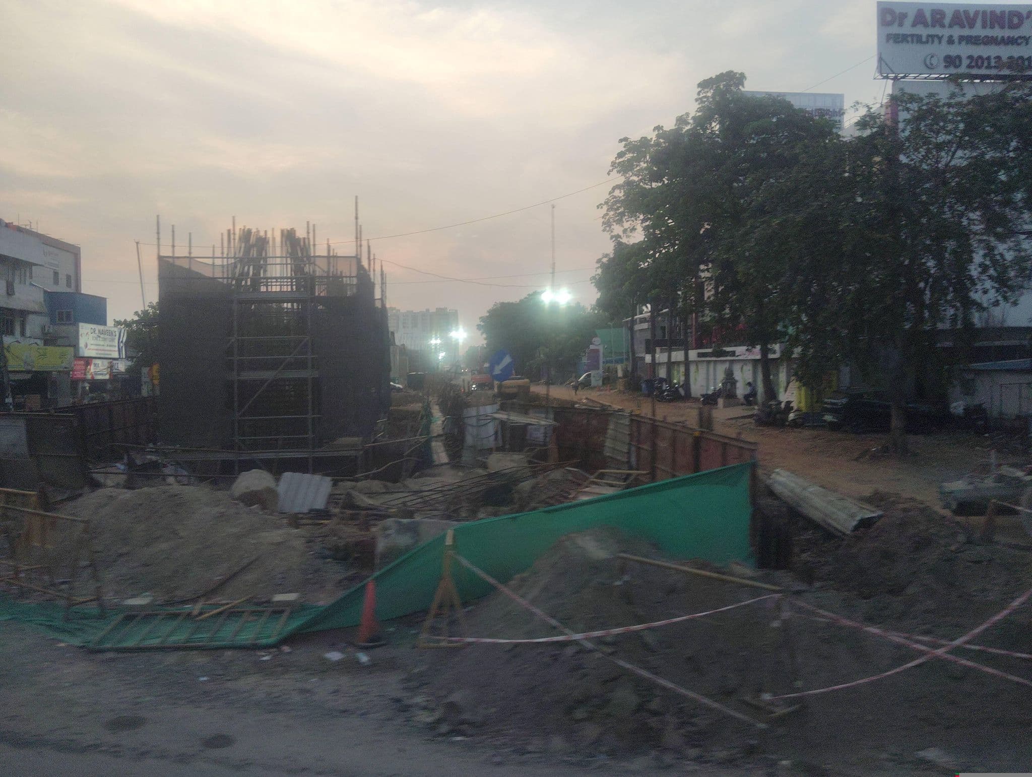 Street view near Padmaa Villas, Sholinganallur — © arn1291 (CC BY-SA · Mapillary)