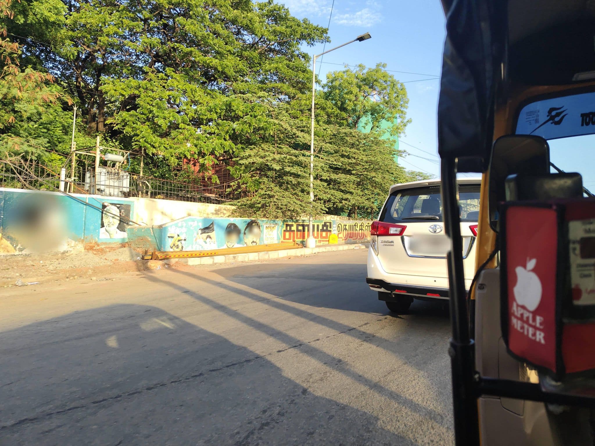 Street view near Bell Hotel, Chennai — © Prathibaak (CC BY-SA · Mapillary)