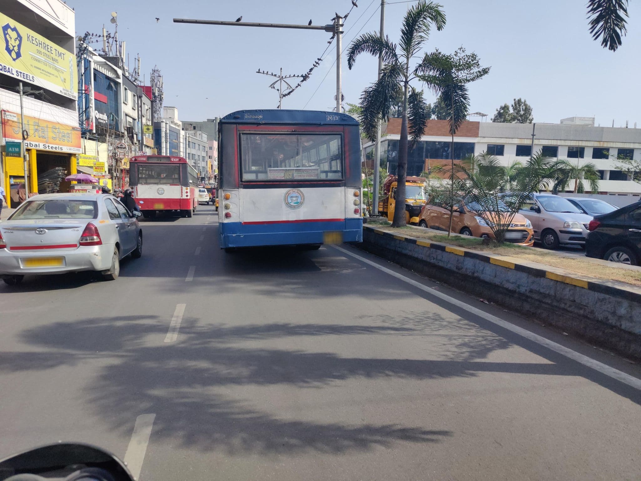Street view near Skyway Banjara, Hyderabad — © maheesh28 (CC BY-SA · Mapillary)