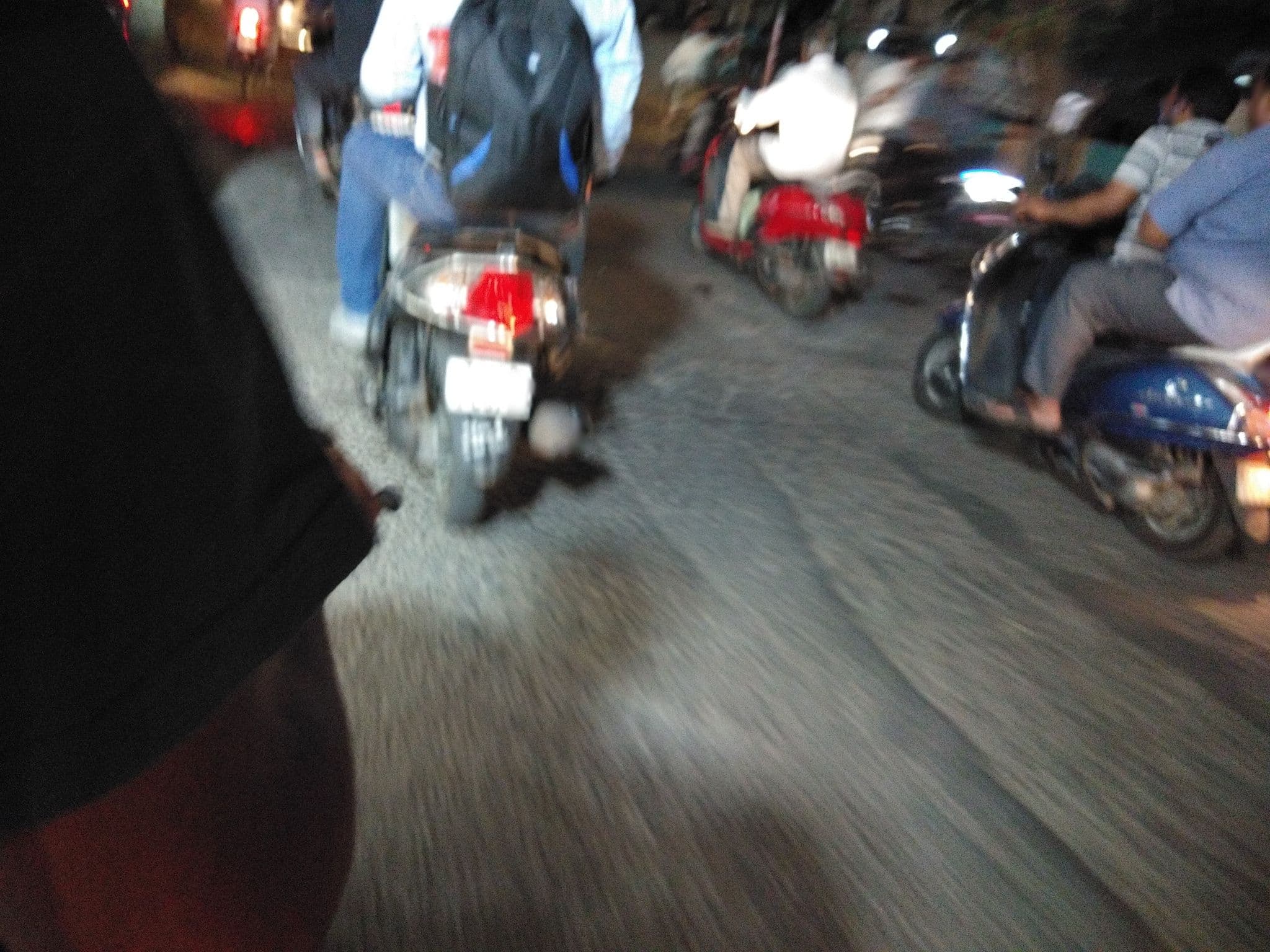 Street view near Skyla Serviced Apartments - Srinagar Colony, Hyderabad — © simha95 (CC BY-SA · Mapillary)