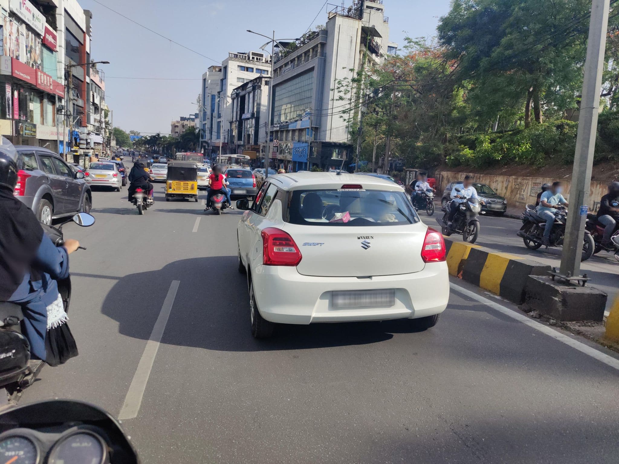 Street view near Hyatt Place Hyderabad/banjara Hills, Hyderabad — © maheesh28 (CC BY-SA · Mapillary)