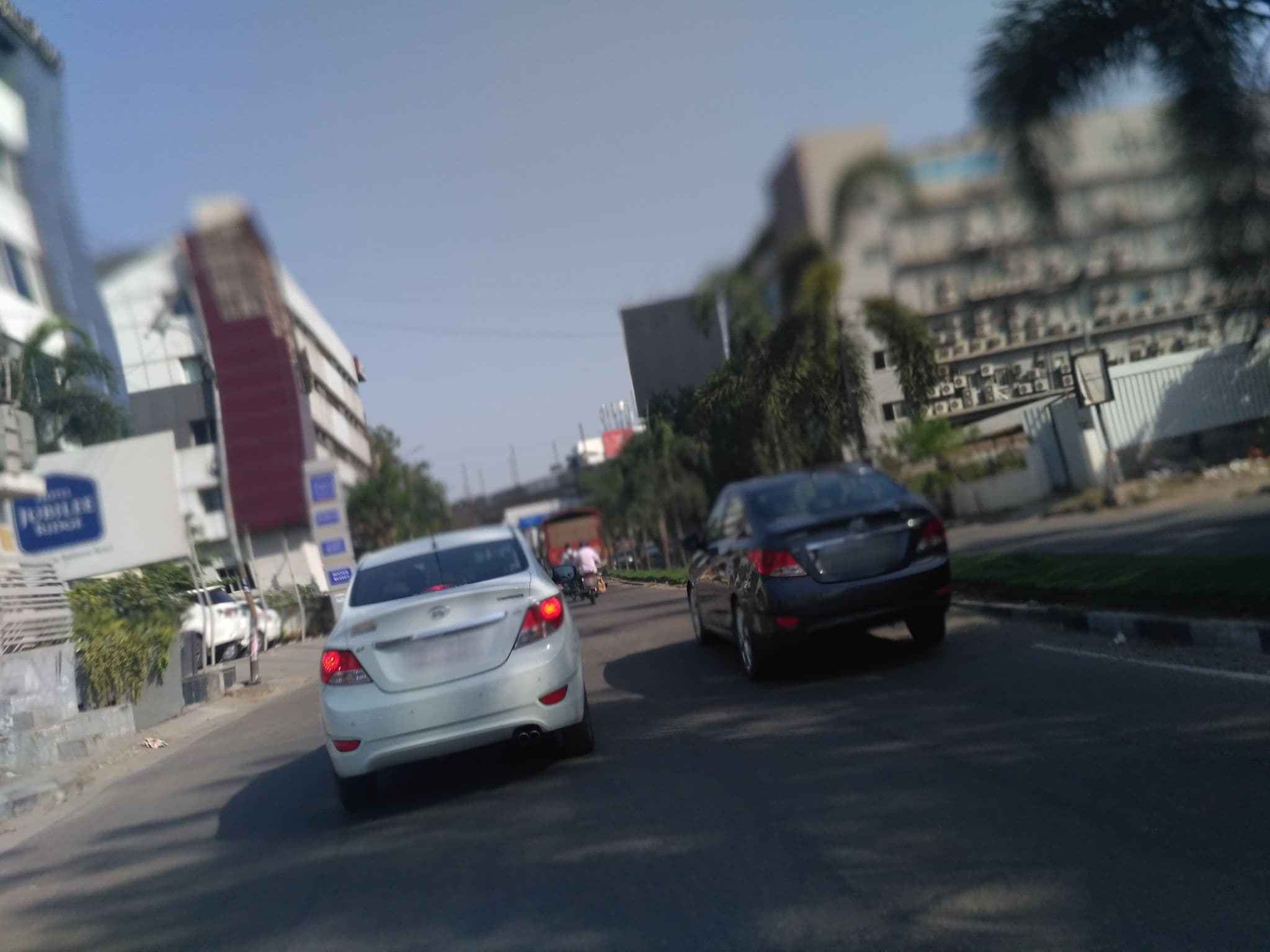 Street view near Forty Winks Guest House, Kukatpally — © chethan (CC BY-SA · Mapillary)