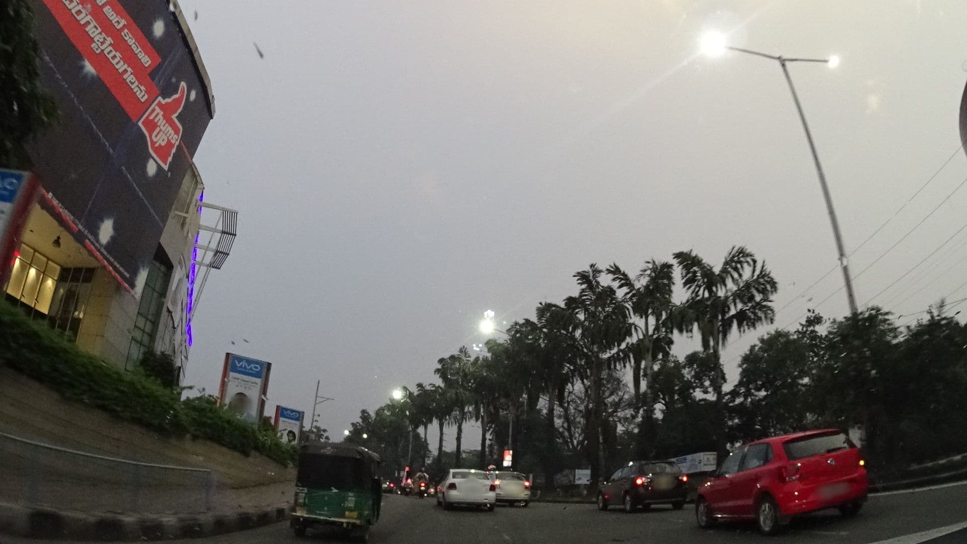 Street view near Hyatt Palace, Hyderabad — © geohacker (CC BY-SA · Mapillary)