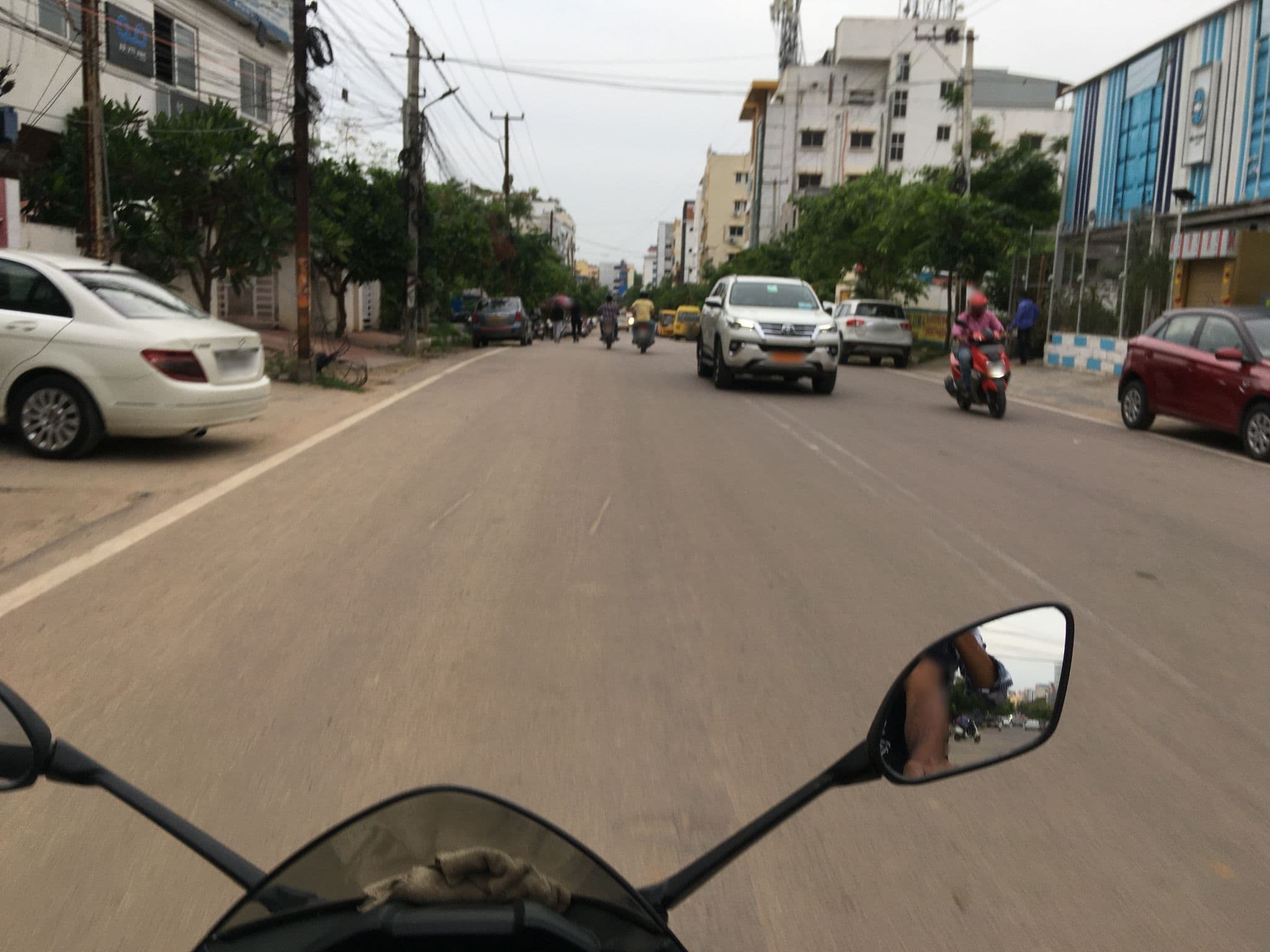 Street view near Blue Project, Kukatpally — © suryabhaskar (CC BY-SA · Mapillary)