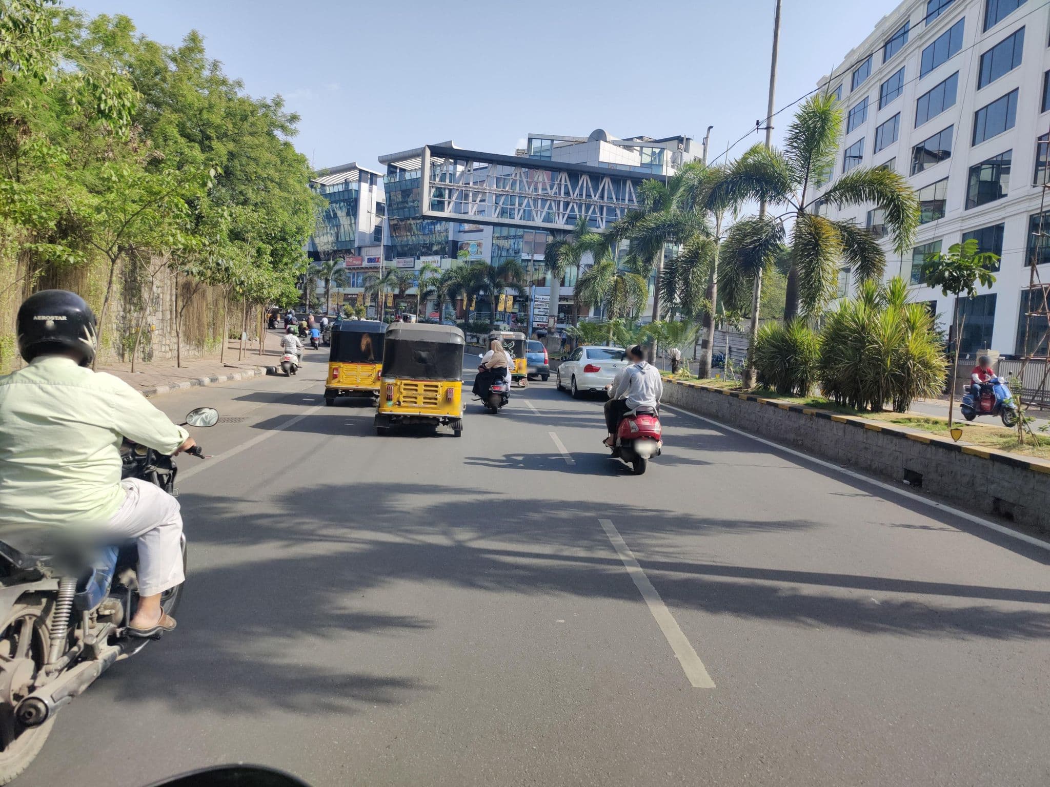 Street view near Taj Krishna Hyderabad, Hyderabad — © maheesh28 (CC BY-SA · Mapillary)