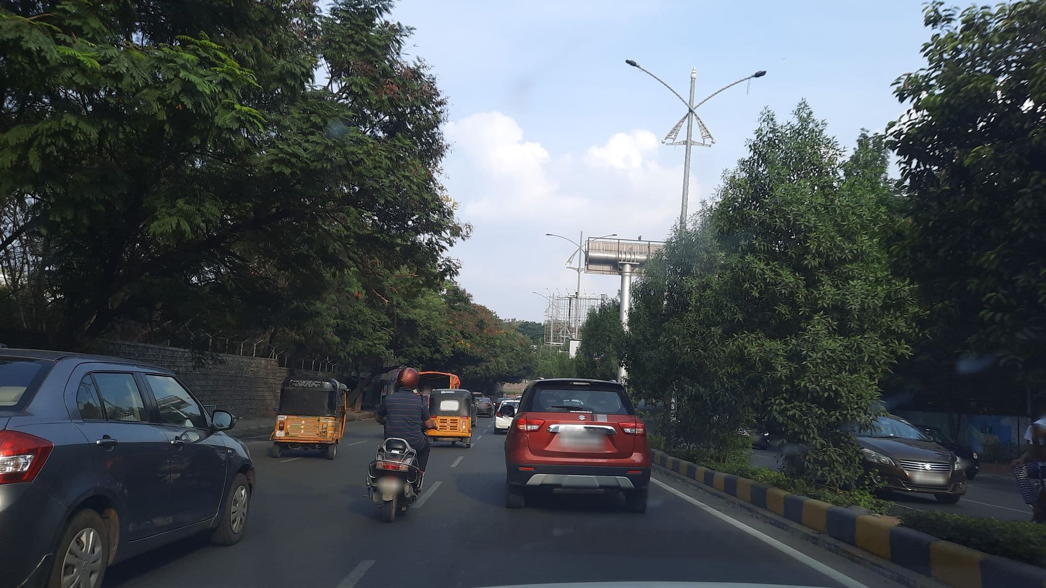 Street view near Administrative Staff College Of India, Hyderabad — © abhi207 (CC BY-SA · Mapillary)