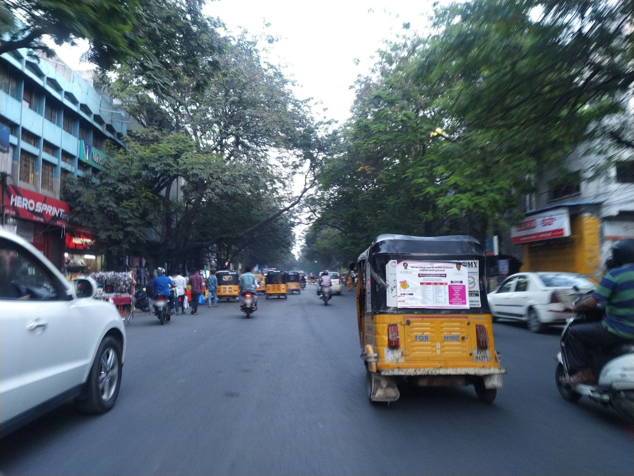Street view near HotelPreethi, Hyderabad — © mahender (CC BY-SA · Mapillary)