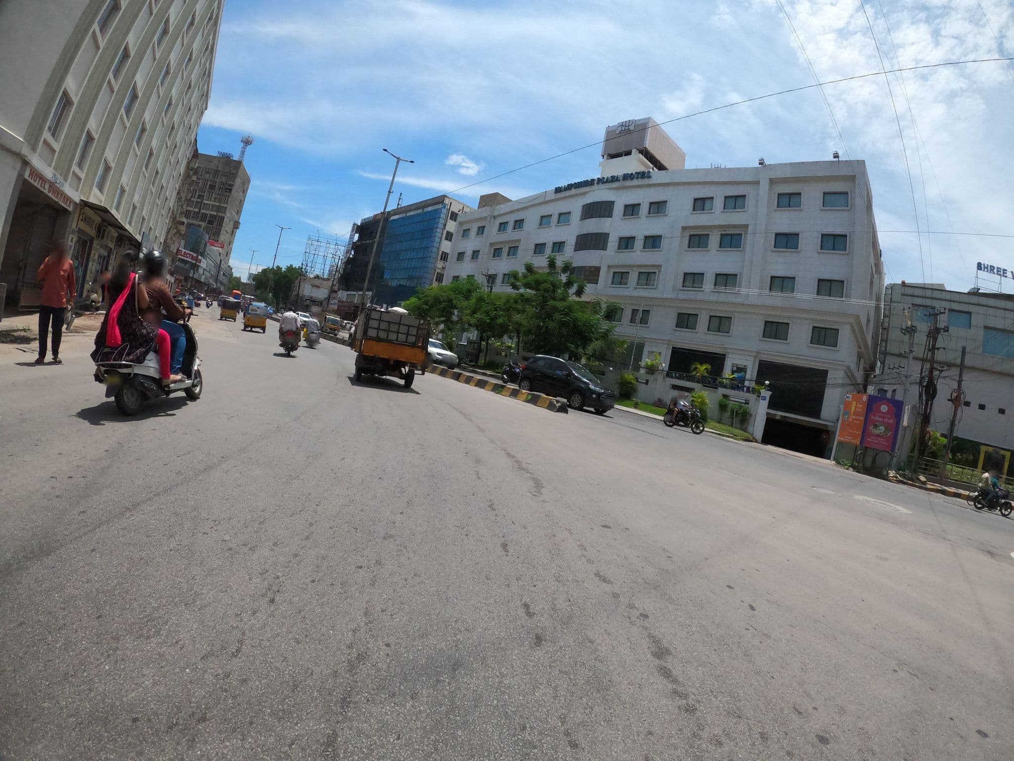 Street view near Dwaraka Rukmini Riviera, Hyderabad — © pra1985 (CC BY-SA · Mapillary)