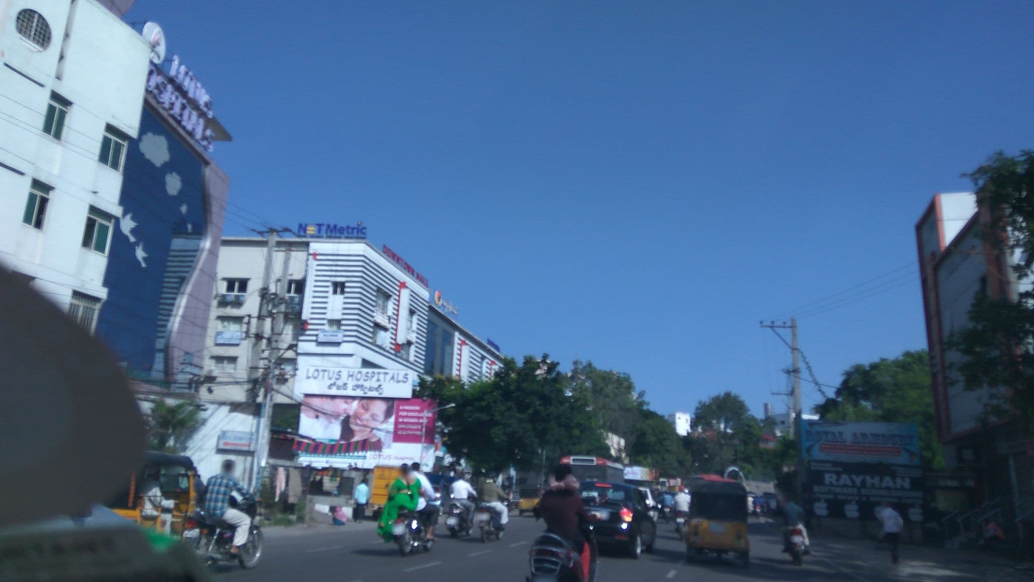 Street view near Rukmini Riviera, Hyderabad — © natarajakaveeti (CC BY-SA · Mapillary)