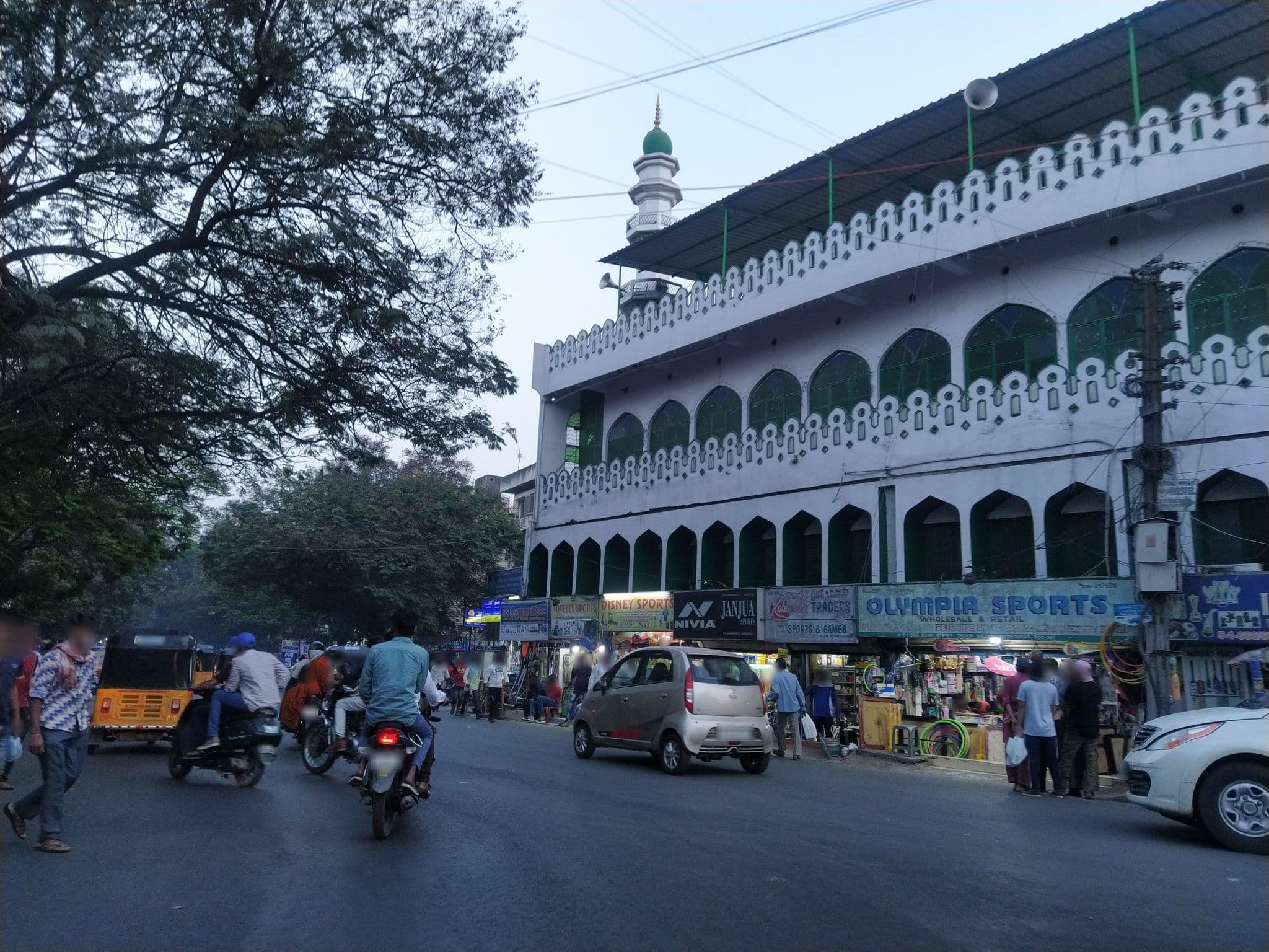 Street view near Good Morning, Hyderabad — © mahender (CC BY-SA · Mapillary)