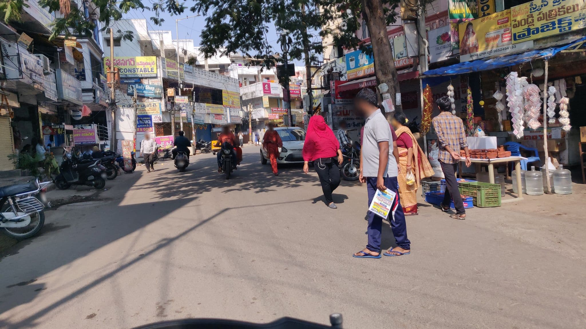 Street view near Raffles Residency, Gaddi Annaram — © baddu (CC BY-SA · Mapillary)