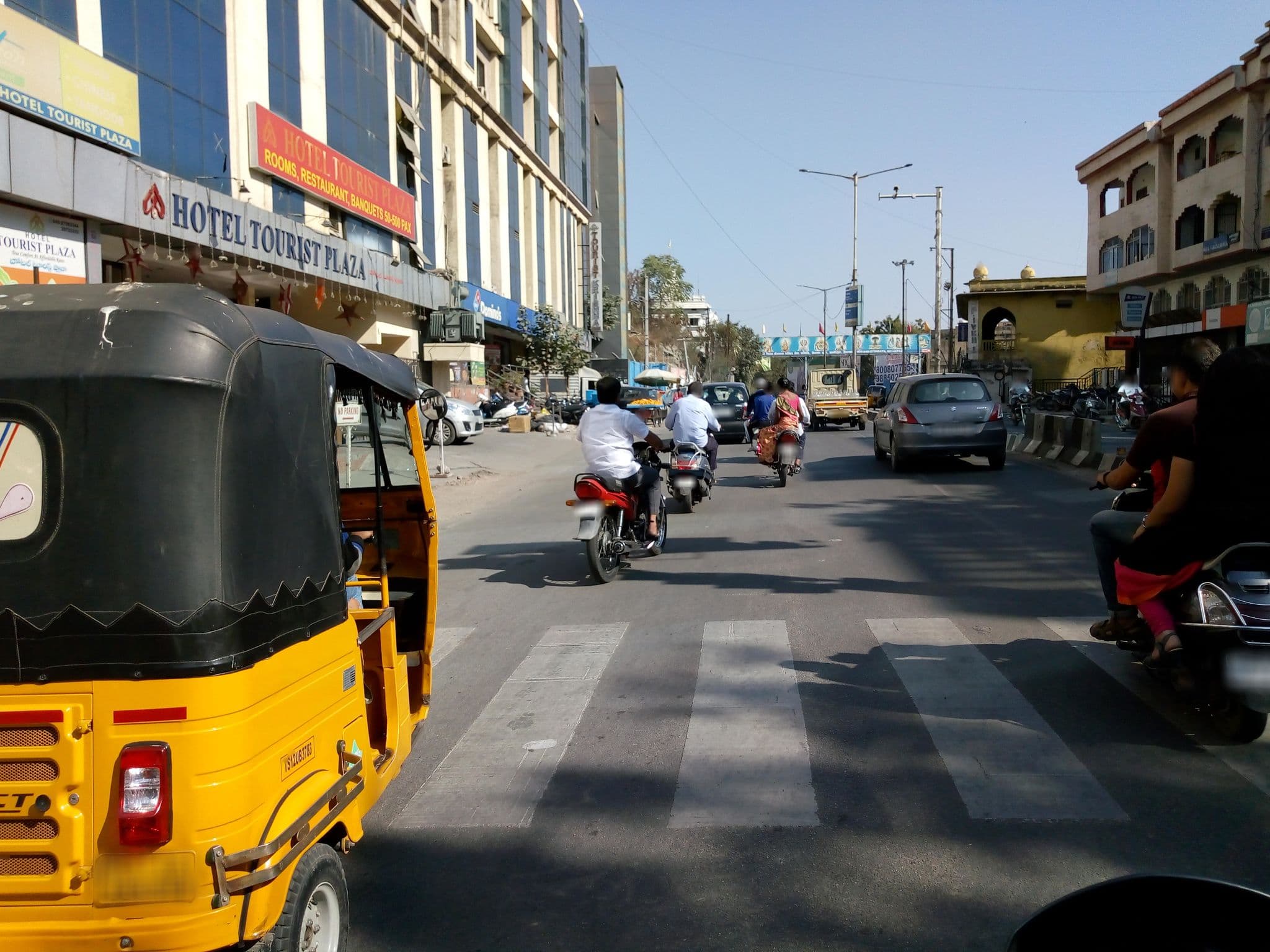 Street view near Hotel Tourist Plaza Banquet Hall, Gaddi Annaram — © natarajakaveeti (CC BY-SA · Mapillary)