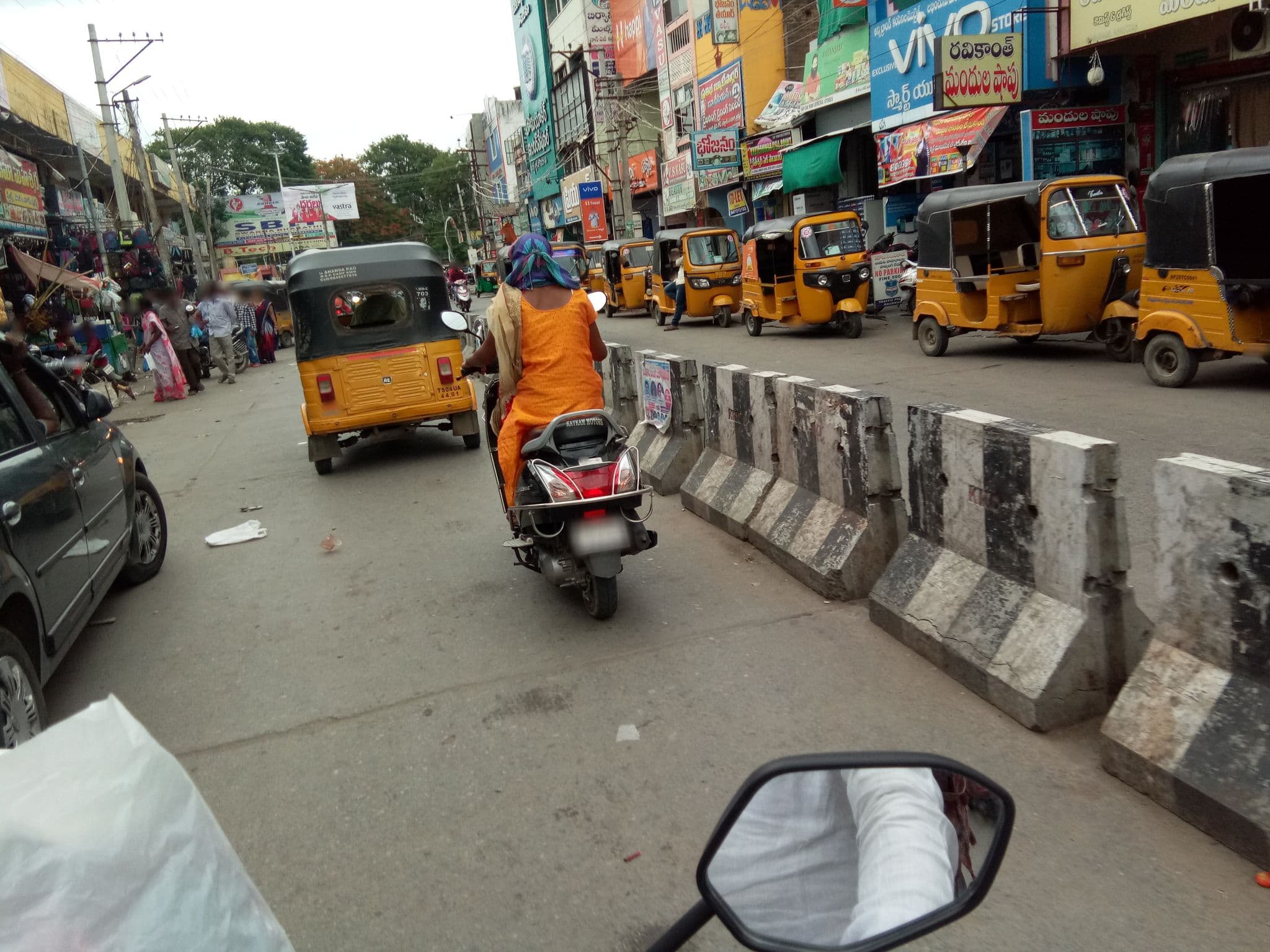 Street view near Hotel Vishnu Residency, Khammam — © nazmanaaz (CC BY-SA · Mapillary)