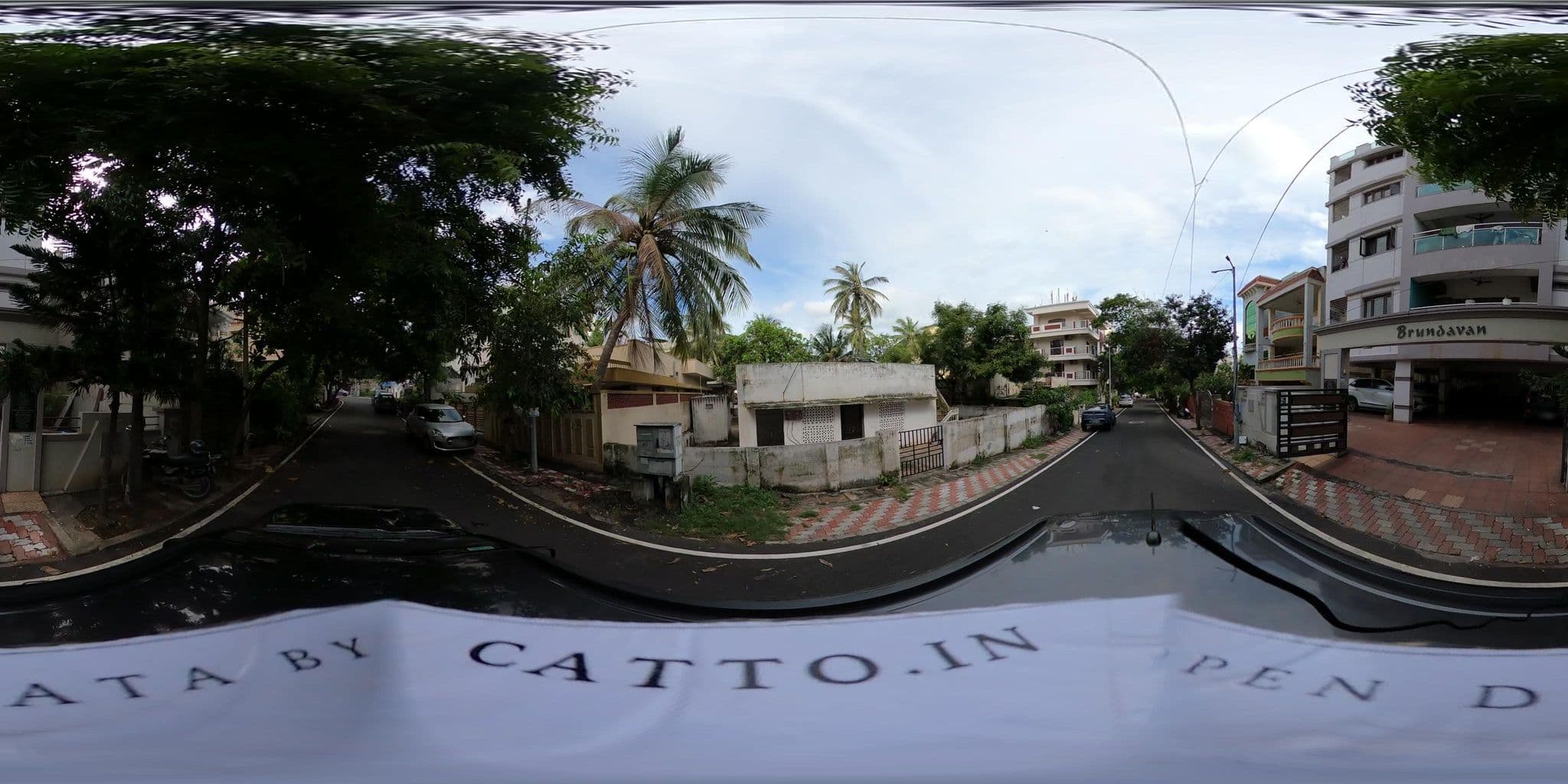 Street view near New Castle Venue Beach Guest House, Rasapūdipalem — © Catto (CC BY-SA · Mapillary)