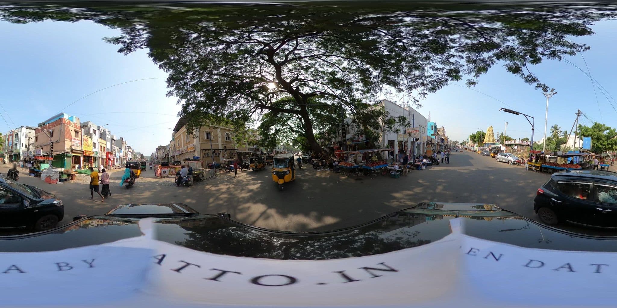 Street view near Hotel Swagat, Rasapūdipalem — © Catto (CC BY-SA · Mapillary)