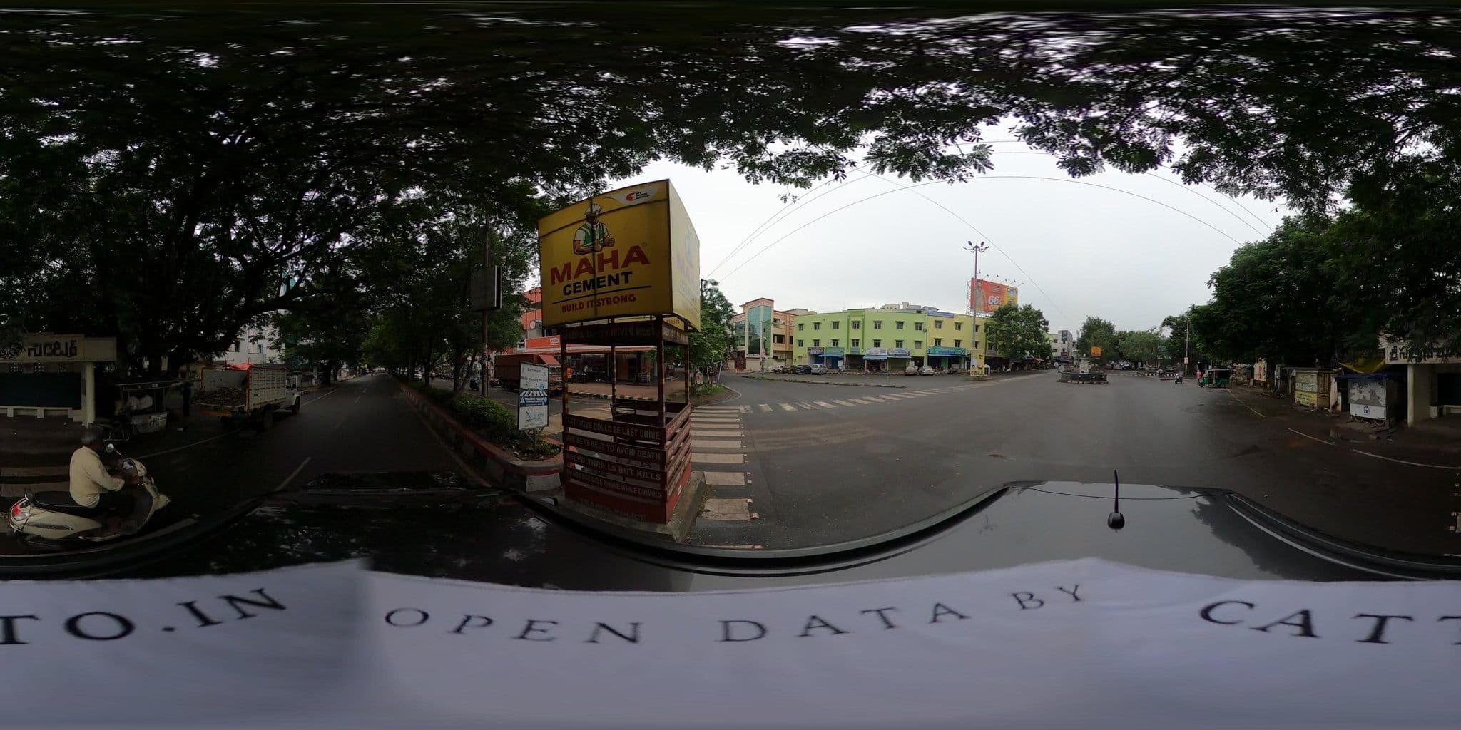 Street view near Mayuri Holiday Homes, Rasapūdipalem — © Catto (CC BY-SA · Mapillary)