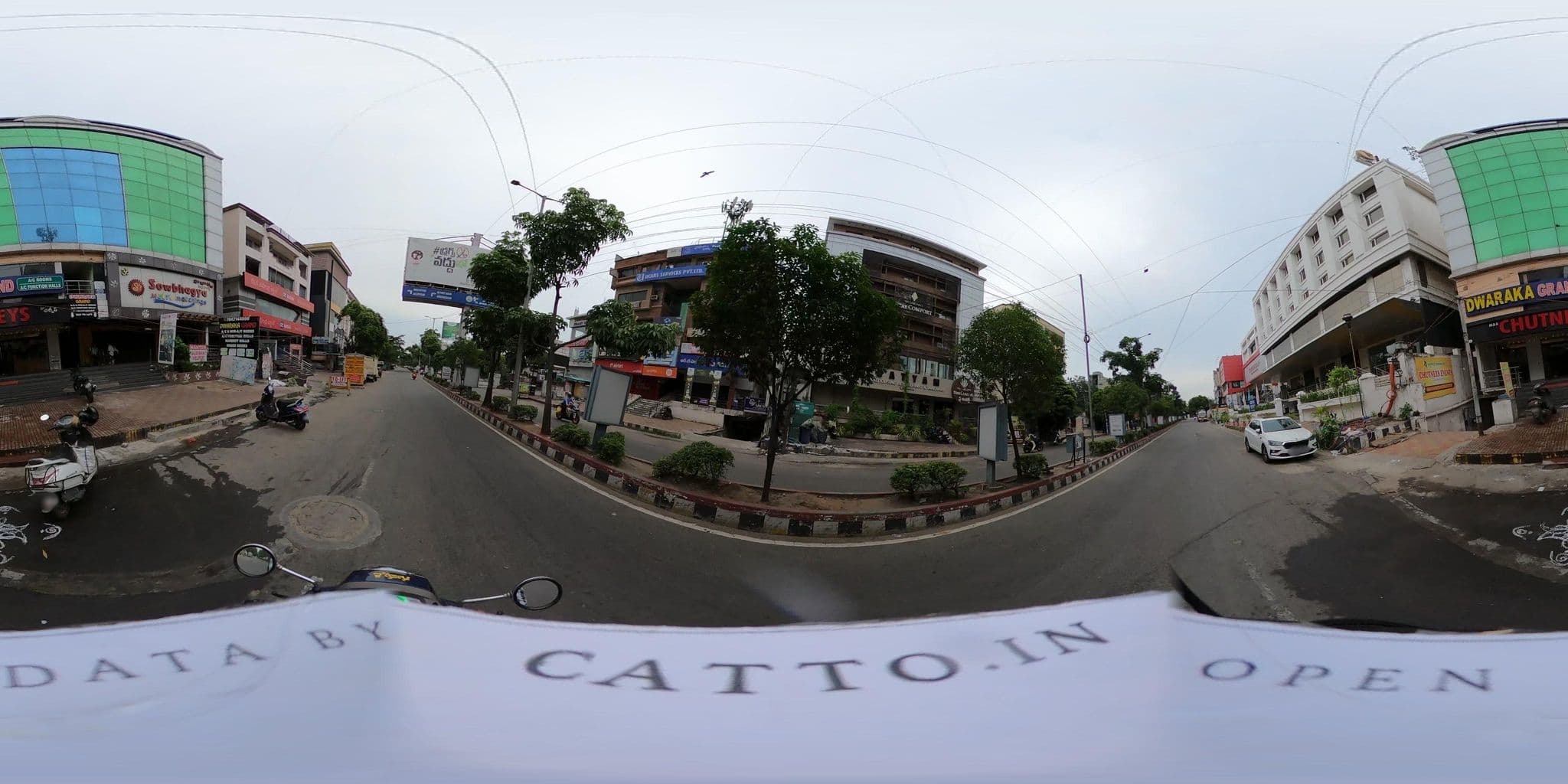 Street view near Sri Sairams Diamond Springs, Rasapūdipalem — © Catto (CC BY-SA · Mapillary)