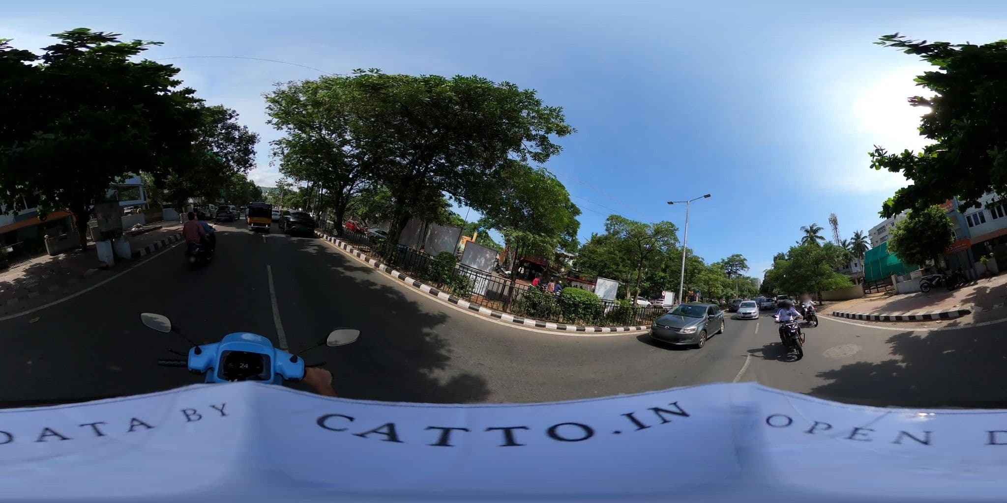 Street view near OYO 10050 Hotel 55 Lawsons Bay, Rasapūdipalem — © Catto (CC BY-SA · Mapillary)