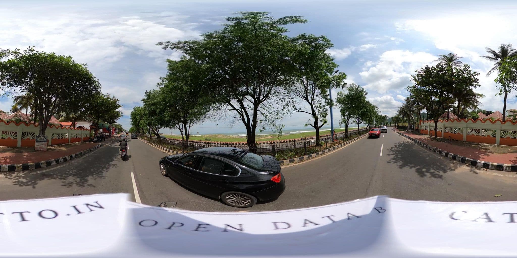 Street view near Bay Leaf Spa and Resort, Rasapūdipalem — © Catto (CC BY-SA · Mapillary)