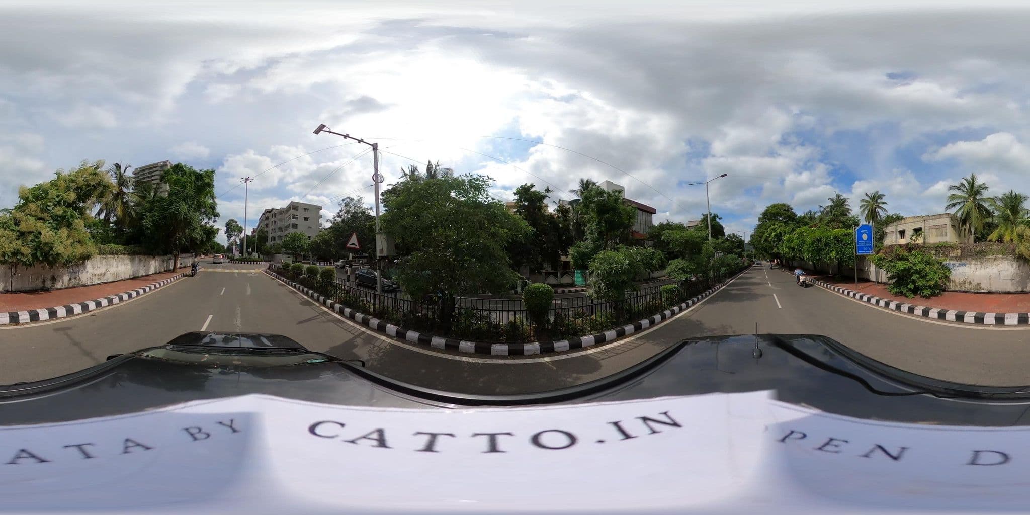 Street view near Palm Beach Hotel and Resort, Rasapūdipalem — © Catto (CC BY-SA · Mapillary)