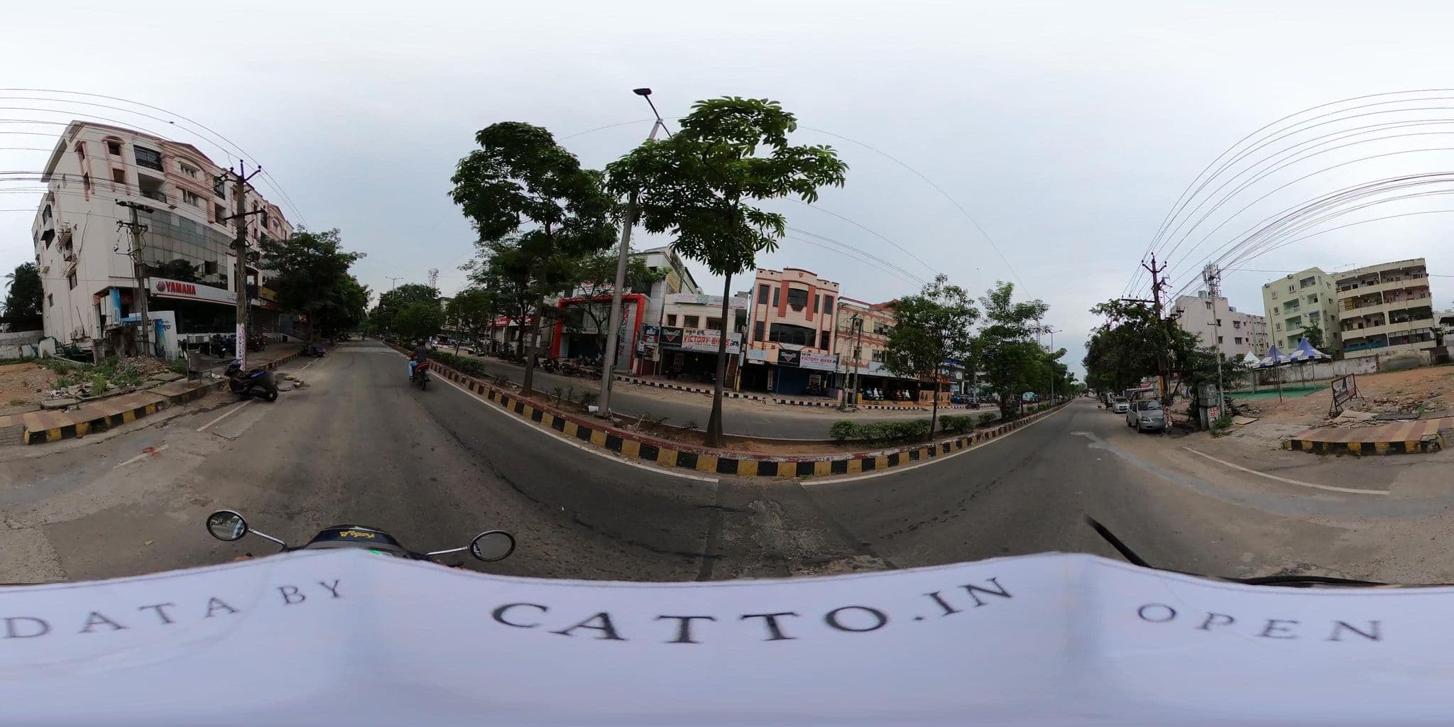 Street view near Lakshmi Royal Lodge, Rasapūdipalem — © Catto (CC BY-SA · Mapillary)