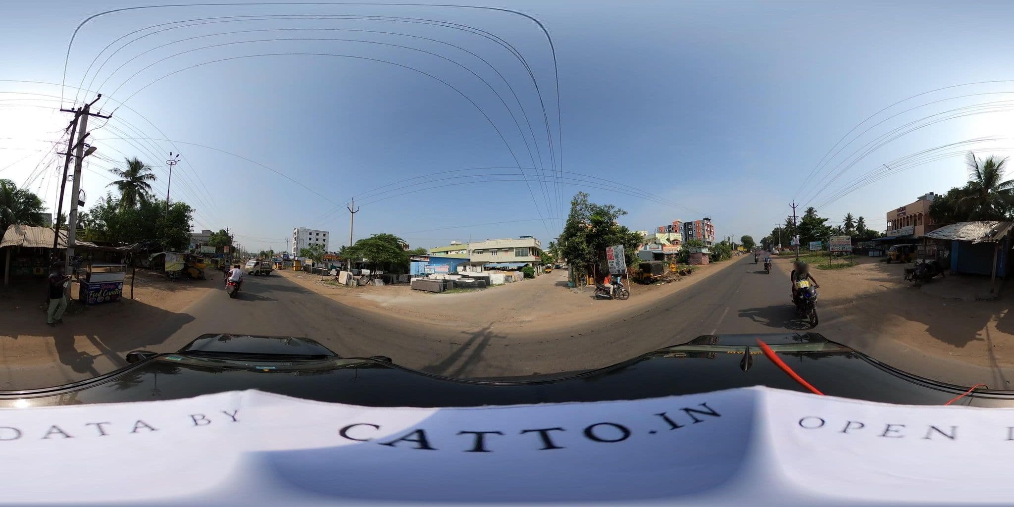 Street view near Amaravathi Hotel, Vepagunta — © Catto (CC BY-SA · Mapillary)
