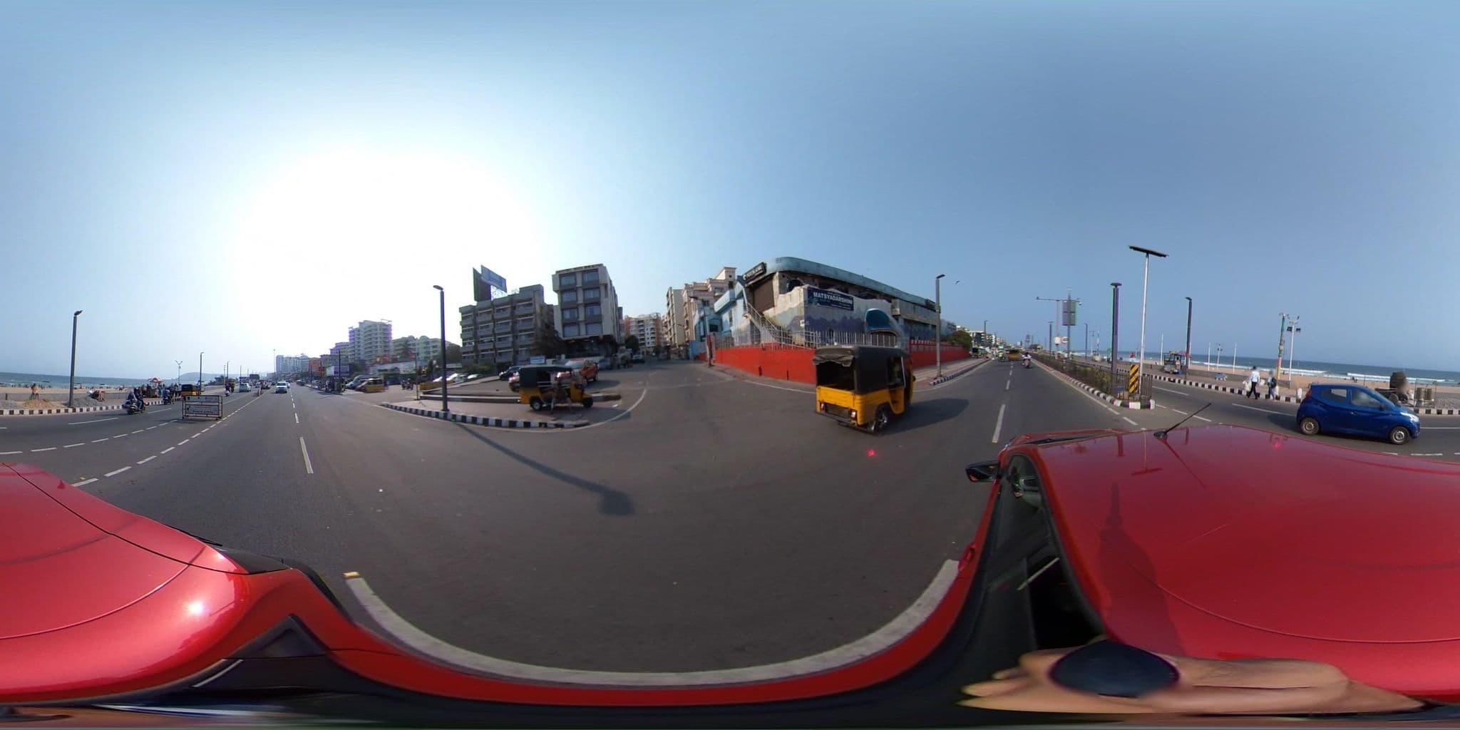 Street view near Hotel Rio Beach, Rasapūdipalem — © ph4ni (CC BY-SA · Mapillary)