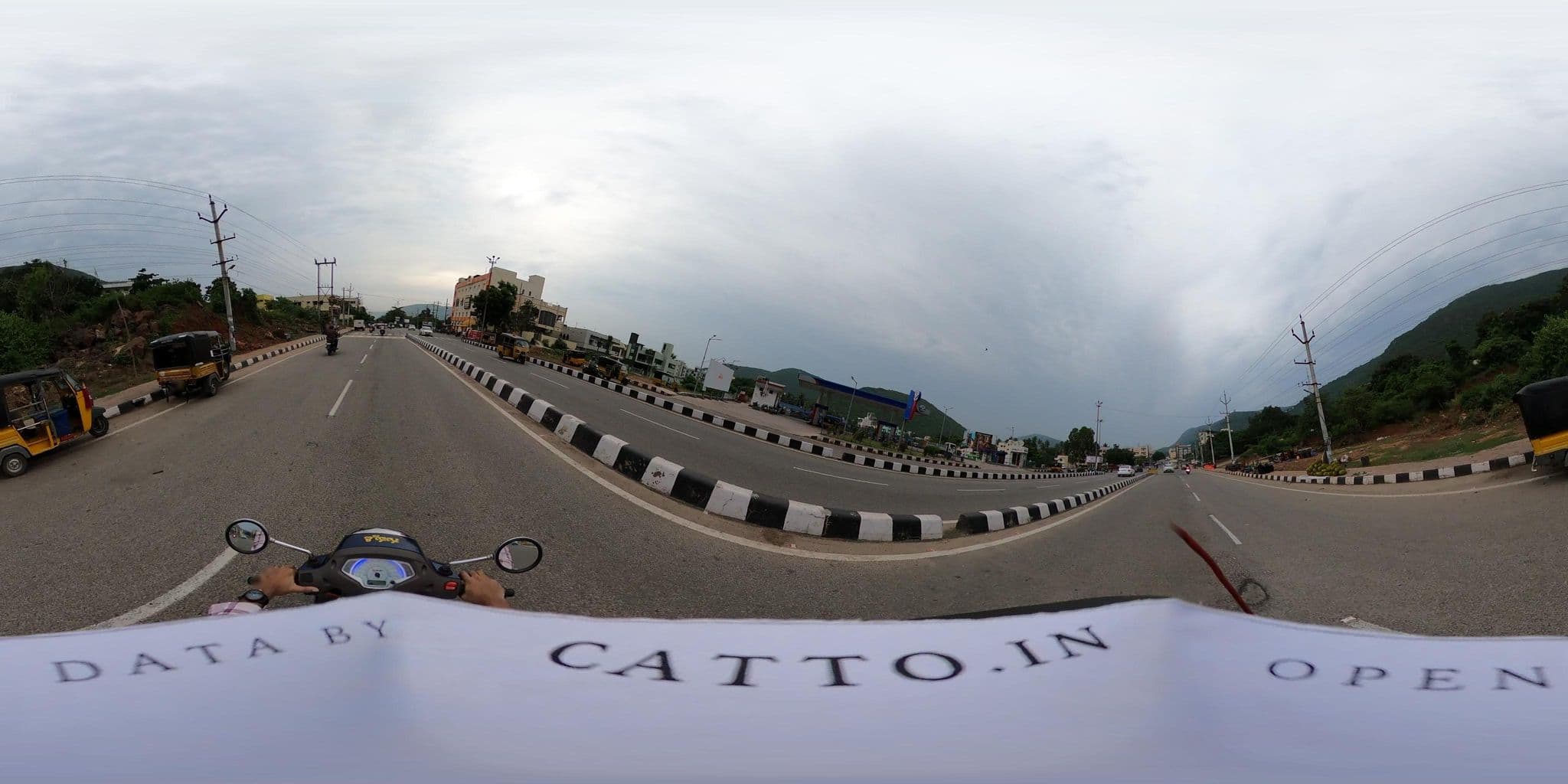 Street view near Snr Residency, Vepagunta — © Catto (CC BY-SA · Mapillary)
