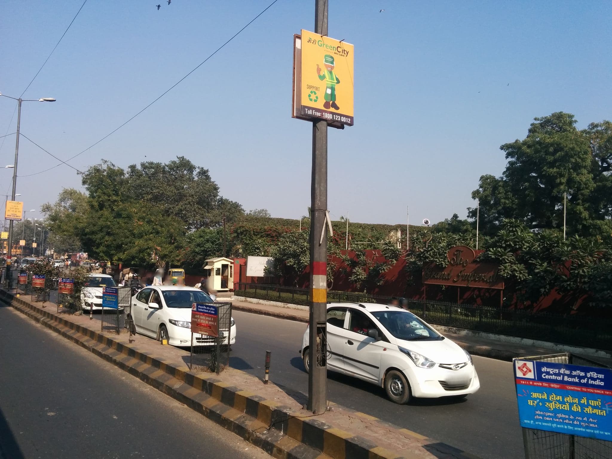 Street view near Grand Imperial, Agra — © sashazykov (CC BY-SA · Mapillary)