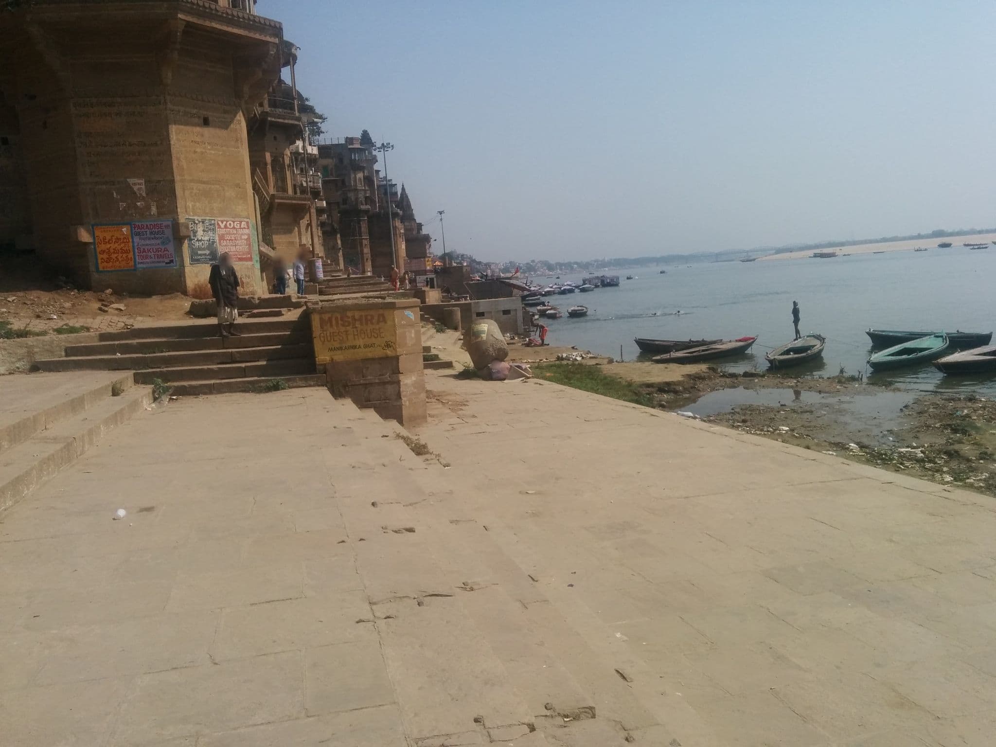 Street view near Dwivedi Hotel - Palace on the steps, Varanasi — © sashazykov (CC BY-SA · Mapillary)